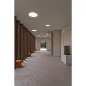 SLV LED Ceiling recessed luminaire MEDO 60 EL, frame version, Ø 60.6cm, 36W 3000/4000K 105°, white