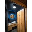 SLV LED Loftlampe LED PÅBYGNINGSSPOT 1800lm, rund, 48 LED, 3000K, sort