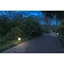 SLV Udendørs Standerlampe GLOO PURE 44 Pole, E27, IP44 IK04, skærm Ø 20cm, højde 44cm, antracit