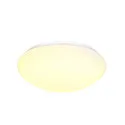 SLV LED Udendørs Væg- og Loftlampe LIPSY 40 Dome, IP44, 3000/4000K, Ø 35cm, 18W, hvid
