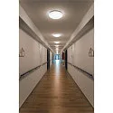 SLV LED Udendørs Væg- og Loftlampe LIPSY 40 Dome, IP44, 3000/4000K, Ø 35cm, 18W, hvid