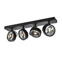 Væg- og Loftlampe KALU CW, Quad, QPAR111, 4x max. 75W, sort