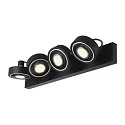 Væg- og Loftlampe KALU CW, Quad, QPAR111, 4x max. 75W, sort