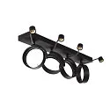 Væg- og Loftlampe KALU CW, Quad, QPAR111, 4x max. 75W, sort