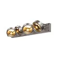 SLV Wall and Ceiling luminaire KALU CW, Quad, QPAR111, 4x max. 75W, brushed alu