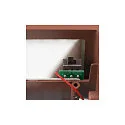 SLV LED Udendørs Væglampe SITRA CUBE WL, UP/DOWN, IP44 IK05, 10W 3000K 2x560lm 105°, rust-farvet
