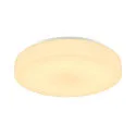 LED Udendørs Væg- og Loftlampe LIPSY 50 Drum, IP44, 3000/4000K, Ø 40cm, 21W, hvid