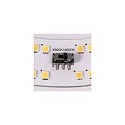 SLV LED Outdoor Wall and Ceiling luminaire LIPSY 50 Drum, IP44, 3000/4000K, Ø 40cm, 21W, white