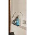 SLV Premium LED Displaylampe DIO FLEX PLATE, med flex arm og switch, 1.9W 45°, 2700K 82lm, hvid