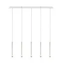 SLV Pendel FITU PD, E27, længde 40cm, pendul 250cm, åben kabelende, hvid