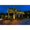 SLV Premium LED Outdoor Earth spike luminaire LED SPIKE, IP55 IK06, 6W 3000K 400lm 40°, swiveling, rust-colored
