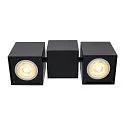 SLV Loftlampe ALTRA DICE CW, Double, GU10 QPAR51, sort