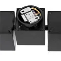 SLV Loftlampe ALTRA DICE CW, Double, GU10 QPAR51, sort