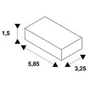 SLV DALI Konverter til 1-10V, galvanisk isoleret, 0 - 1000W, relæ maks. 8A, IP20, SK2, grå