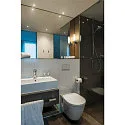 SLV Væglampe WL 105 Lampe til bad/Spejllampe, dobbelt glas, 1x E14, IP44, chrom