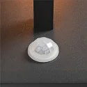 SLV Udendørs Væglampe QUADRULO SENSOR WL, E27, antracit, med IR-sensor