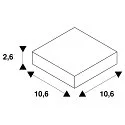 SLV SLV VALETO® Gateway, Børstet metal / sort
