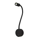 SLV Premium LED Displaylamp DIO FLEX PLATE, with flex arm and switch, 1.9W 45°, 2700K 70lm, black