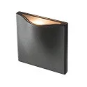 LED Udendørs Væglampe VILUA I WL, IP54, 16W 3000K 405lm 100°, antracit