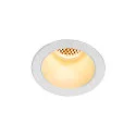 LED Ceiling recessed luminaire HORN MAGNA, 7.7W 3000K,, 470lm 25°, white