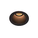SLV LED Loftindbygningslampe HORN MAGNA, 7.7W 3000K,, 415lm 25°, sort