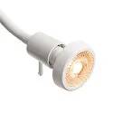 SLV Væglampe DIO FLEX PLATE QPAR51 WL, GU10 maks. 50W, hvid
