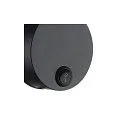 SLV Væglampe DIO FLEX PLATE QPAR51 WL, GU10 maks. 50W, sort