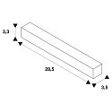 SLV DALI kontrollerbar Flex-Stik til S-TRACK, hvid