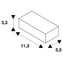 SLV DALI kontrollerbar lamper adapter til S-TRACK, sort