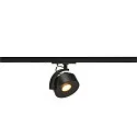 LED 1-Faset Downlight KALU TRACK LED, 13W, 85°, 3000K, 860lm, inkl. 1-Faset-Adapter, sort