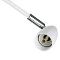 SLV Displaylampe DISPLAY ADL 50 QPAR51, GU10, inkl. Tilslutningsboks, hvid