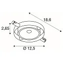 SLV LED Wirelampe DURNO til TENSEO 12 Volt wiresystem, 9W, 2700K, 360lm, hvid