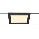 LED Wirelampe PLYTTA rectangular til TENSEO 12 Volt wiresystem, 9W, 2700K, 580lm, sort