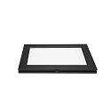 LED Wirelampe PLYTTA rectangular til TENSEO 12 Volt wiresystem, 9W, 2700K, 580lm, sort