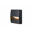 SLV Udendørslampe DOWNUNDER OUT SQUARE WL LED Vægindbygningslampe, 4,5W, 3000/4000K, 150lm, IP65, antracit