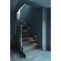 SLV Udendørslampe DOWNUNDER OUT SQUARE WL LED Vægindbygningslampe, 4,5W, 3000/4000K, 150lm, IP65, antracit