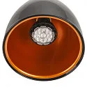 3-Faset Downlight PARA CONE 14 QPAR51, GU10, inkl. 3-Faset-Adapter, sort/guld