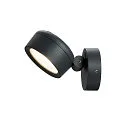LED Udendørsspot ESKINA SPOT SENSOR LED Væg-/Loftlampe, 14,5W, 95°, 3000/4000K, 1000lm, IP54, dæmpbar, antracit