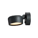 SLV LED Udendørsspot ESKINA SPOT SENSOR LED Væg-/Loftlampe, 14,5W, 95°, 3000/4000K, 1000lm, IP54, dæmpbar, antracit