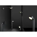 SLV LED Udendørsspot ESKINA SPOT SENSOR LED Væg-/Loftlampe, 14,5W, 95°, 3000/4000K, 1000lm, IP54, dæmpbar, antracit