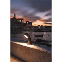 SLV LED Udendørsspot ESKINA 30 POLE LED Standerlampe, 14,5W, 95°, 3000/4000K, 1000lm, IP65, dæmpbar, antracit