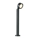 SLV LED Udendørsspot ESKINA 80 POLE LED Standerlampe, 14,5W, 95°, 3000/4000K, 1000lm, IP65, dæmpbar, antracit