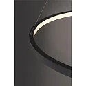 SLV LED Pendel ONE 80 DALI LED, 35W, 3000/4000K, 2000/2200lm, sort