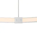 SLV LED Pendant luminaire ONE 80 DALI LED, 35W, 3000/4000K, 2000/2200lm, white