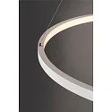 SLV LED Pendant luminaire ONE 80 DALI LED, 35W, 3000/4000K, 2000/2200lm, white