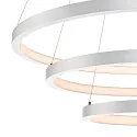 SLV LED Pendant luminaire ONE TRIO DALI LED, 65W, 3000/4000K, 3900/4200lm, white