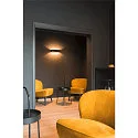 SLV LED Væglampe LOGS IN L LED, 19W, Dim-To-Varm, 19W, 2000-3000K, 1100lm, sort/guld
