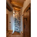 SLV LED Væglampe LOGS IN L LED, 19W, Dim-To-Varm, 19W, 2000-3000K, 1100lm, sort/guld