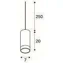 Pendel ASTINA QPAR51, GU10, hvid