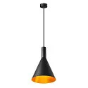 SLV Pendant luminaire PHELIA 280, E27, black/gold